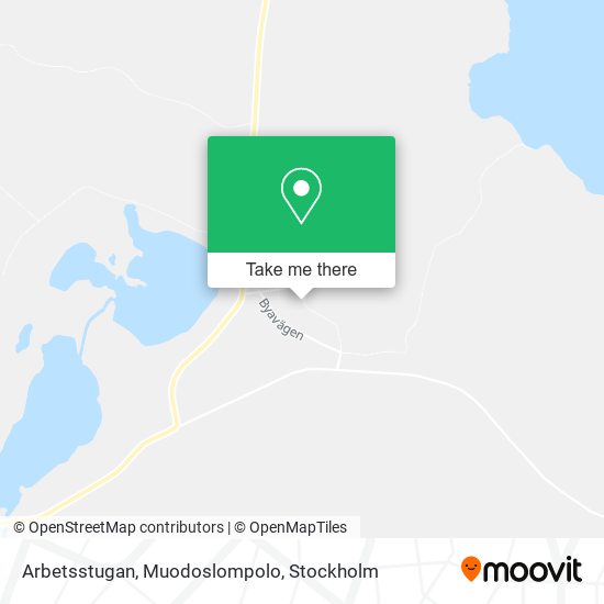 Arbetsstugan, Muodoslompolo map