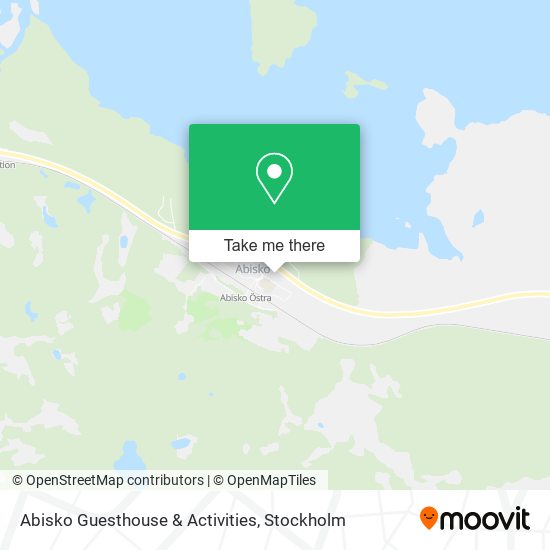 Abisko Guesthouse & Activities map