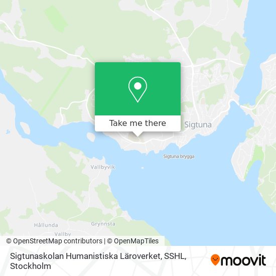 Sigtunaskolan Humanistiska Läroverket, SSHL map