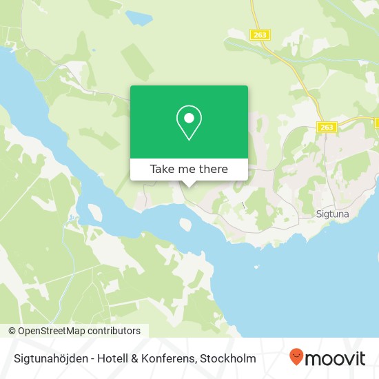 Sigtunahöjden - Hotell & Konferens map