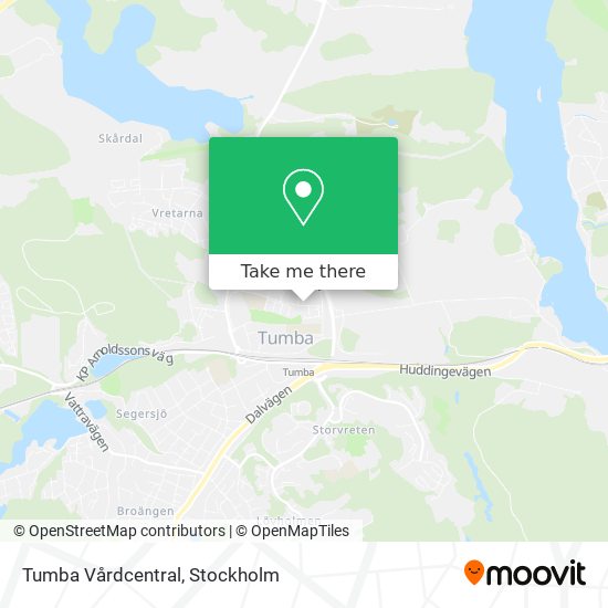 Tumba Vårdcentral map