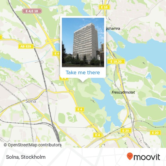 Solna map