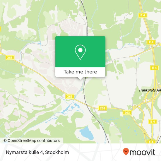 Nymärsta kulle 4 map