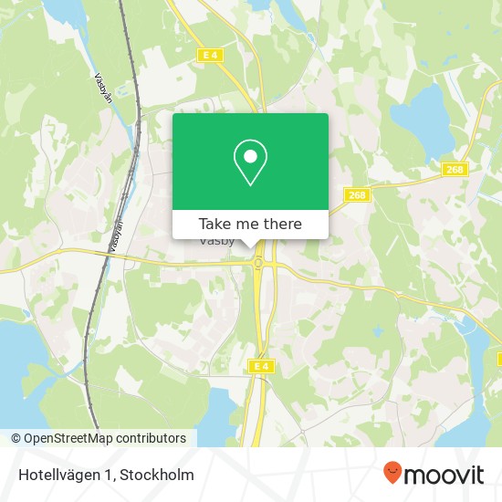 Hotellvägen 1 map