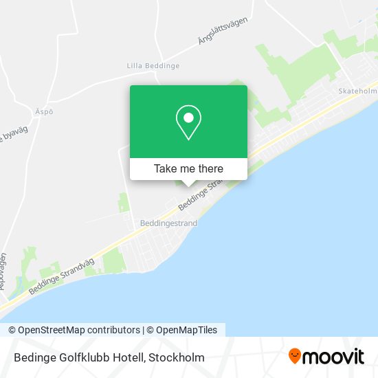 Bedinge Golfklubb Hotell map