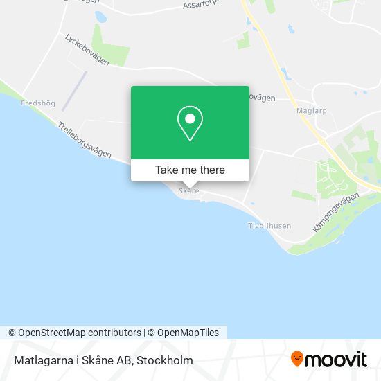 Matlagarna i Skåne AB map
