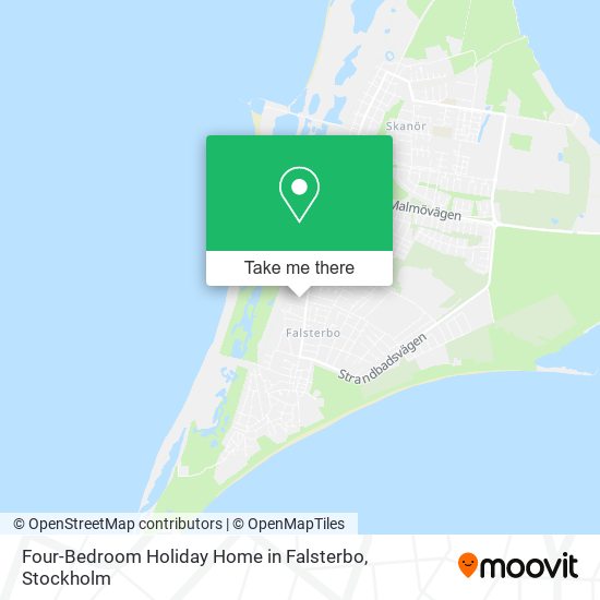 Four-Bedroom Holiday Home in Falsterbo map