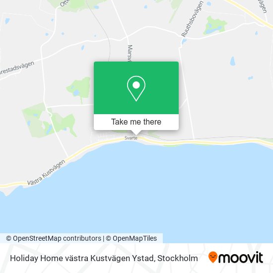 Holiday Home västra Kustvägen Ystad map
