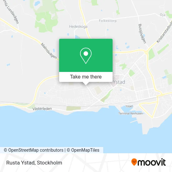 Rusta Ystad map