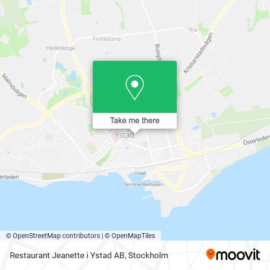 Restaurant Jeanette i Ystad AB map