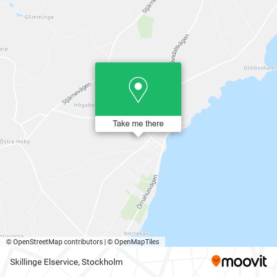 Skillinge Elservice map