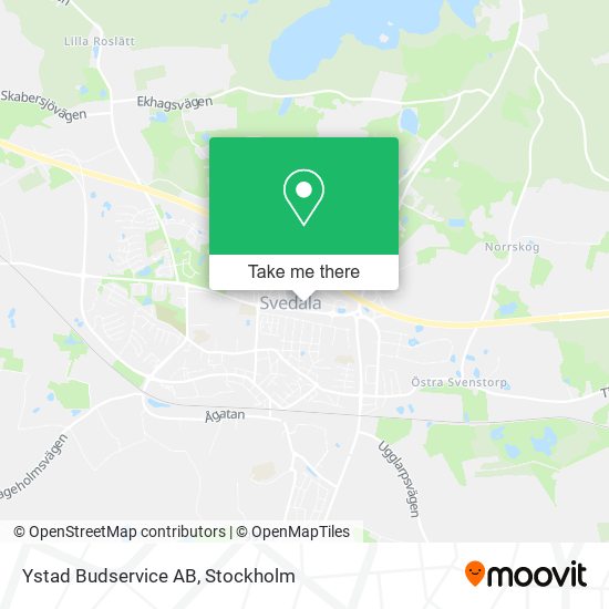 Ystad Budservice AB map
