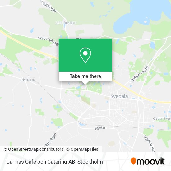 Carinas Cafe och Catering AB map