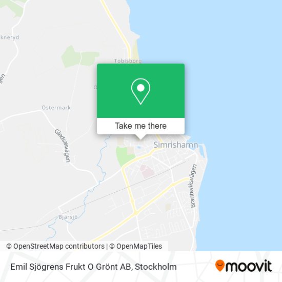 Emil Sjögrens Frukt O Grönt AB map