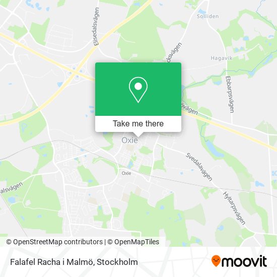 Falafel Racha i Malmö map