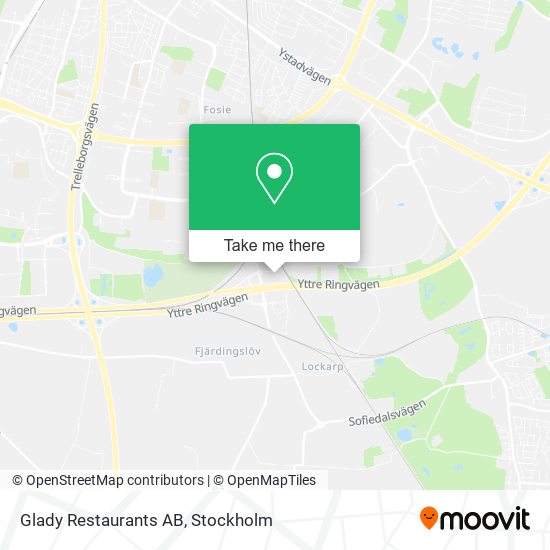 Glady Restaurants AB map