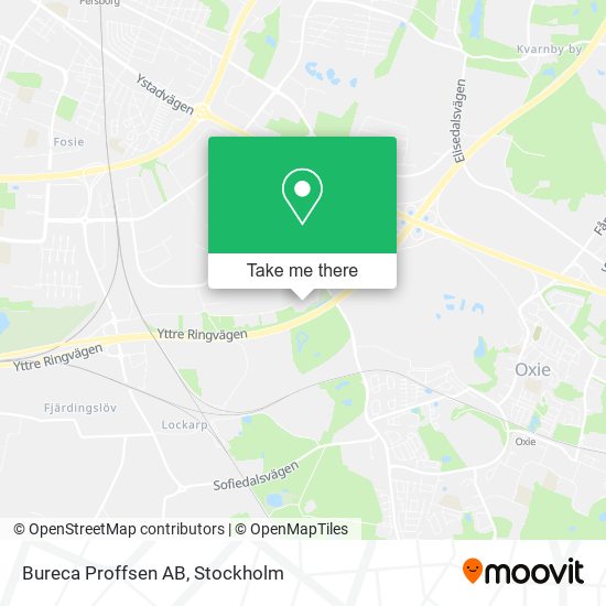 Bureca Proffsen AB map