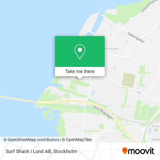 Surf Shack i Lund AB map