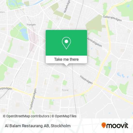 Al Balam Restaurang AB map