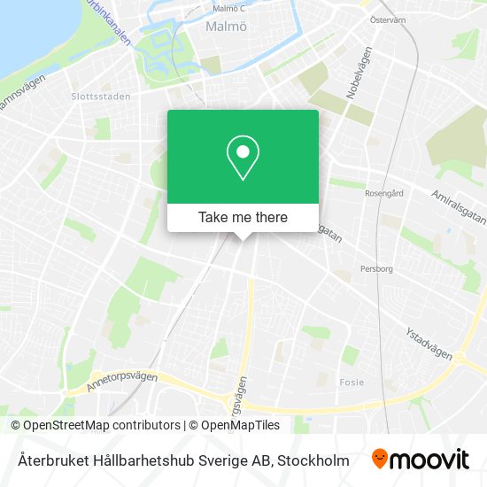 Återbruket Hållbarhetshub Sverige AB map