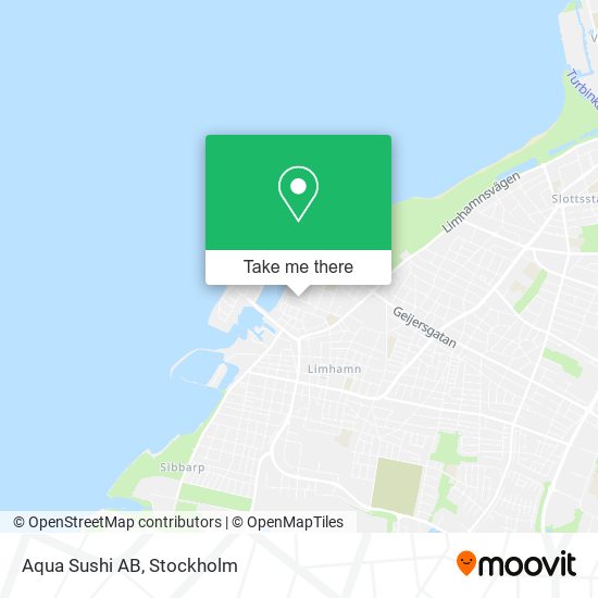 Aqua Sushi AB map