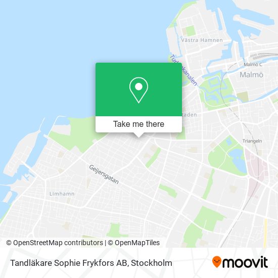 Tandläkare Sophie Frykfors AB map