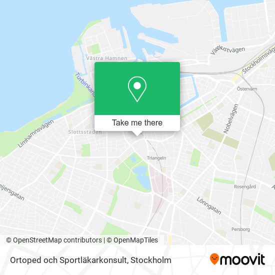 Ortoped och Sportläkarkonsult map