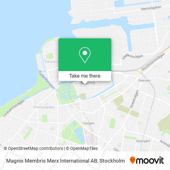 Magnis Membris Merx International AB map