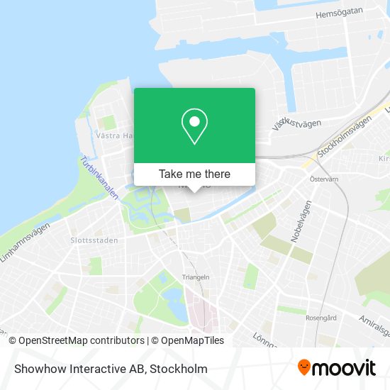 Showhow Interactive AB map