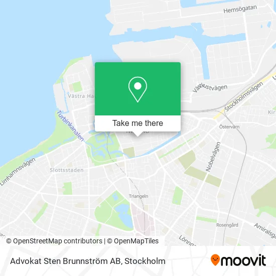 Advokat Sten Brunnström AB map