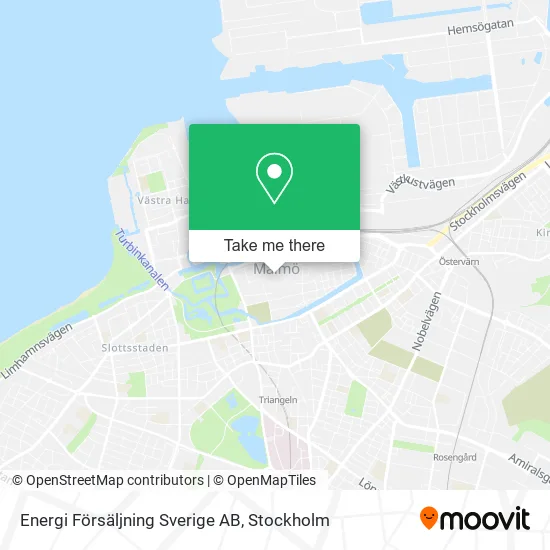 Energi Försäljning Sverige AB map