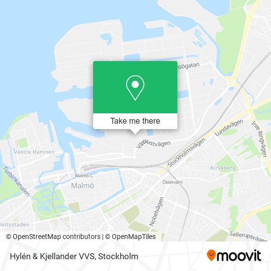 Hylén & Kjellander VVS map