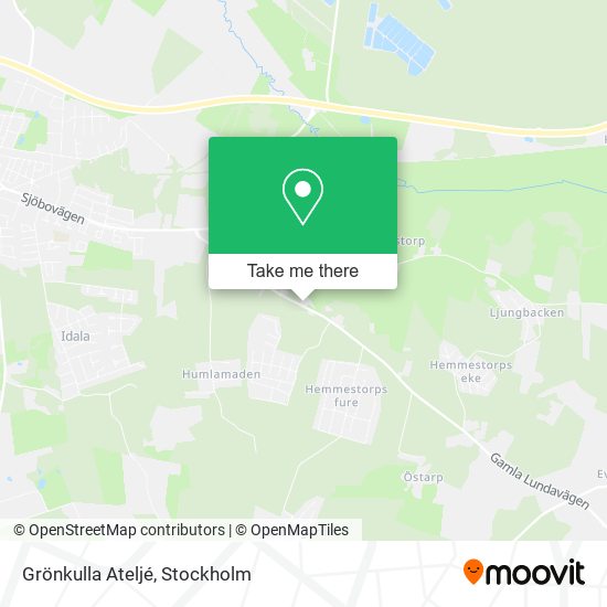 Grönkulla Ateljé map