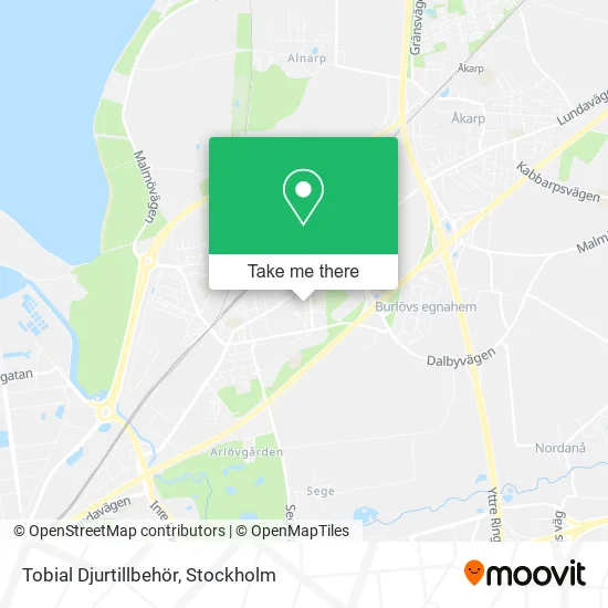 Tobial Djurtillbehör map