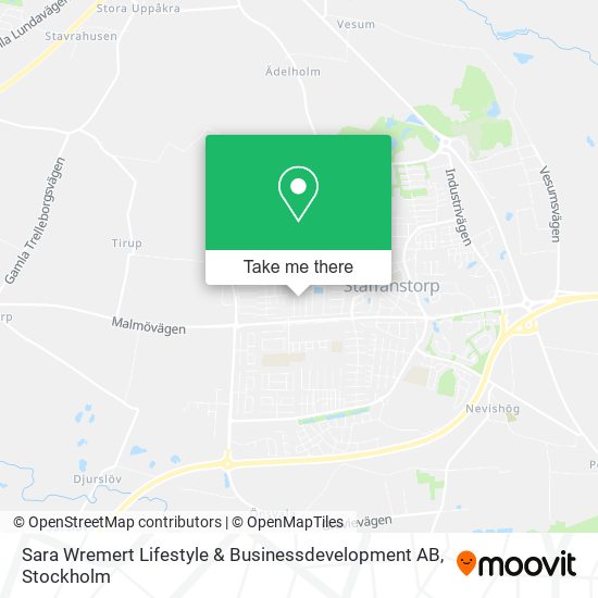 Sara Wremert Lifestyle & Businessdevelopment AB map