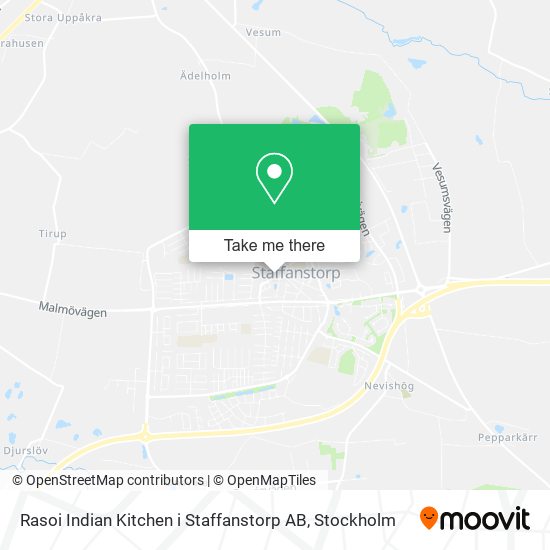 Rasoi Indian Kitchen i Staffanstorp AB map