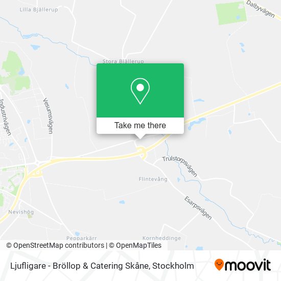 Ljufligare - Bröllop & Catering Skåne map