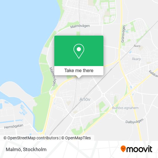 Malmö map