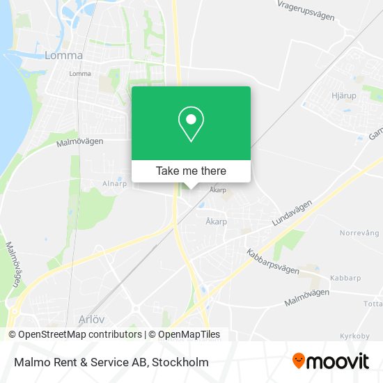 Malmo Rent & Service AB map