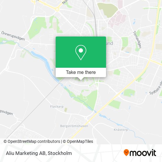 Aliu Marketing AB map