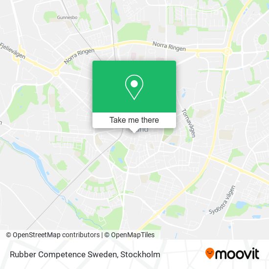 Rubber Competence Sweden map