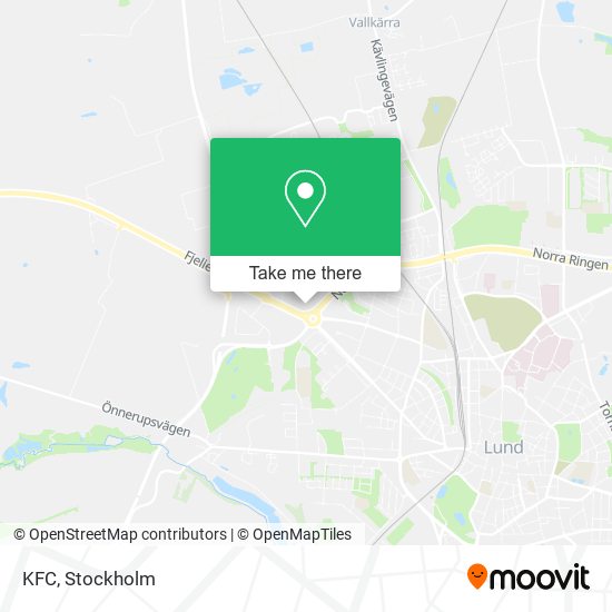 KFC map