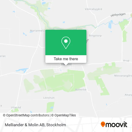 Melliander & Molin AB map