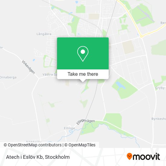 Atech i Eslöv Kb map