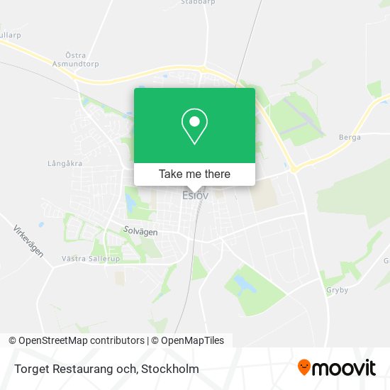 Torget Restaurang och map