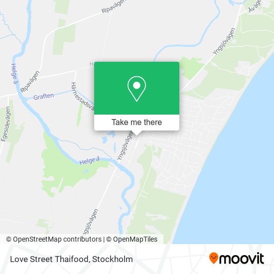 Love Street Thaifood map