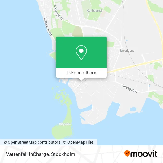 Vattenfall InCharge map