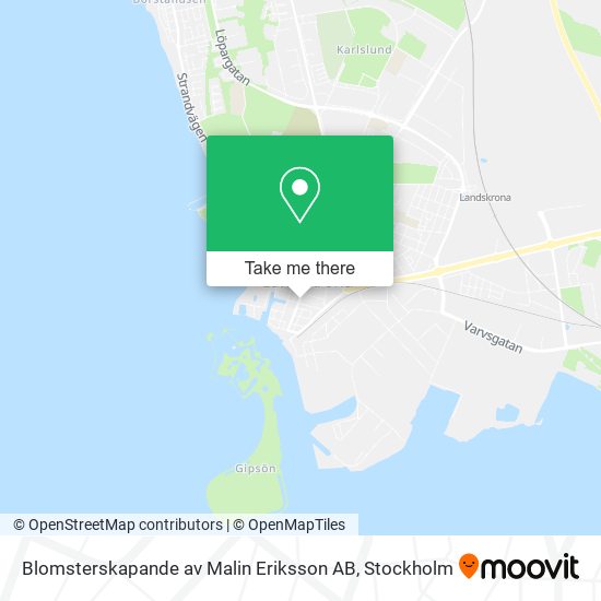 Blomsterskapande av Malin Eriksson AB map