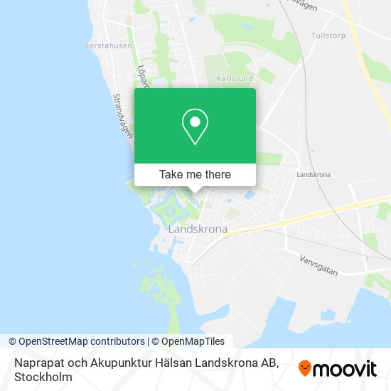 Naprapat och Akupunktur Hälsan Landskrona AB map
