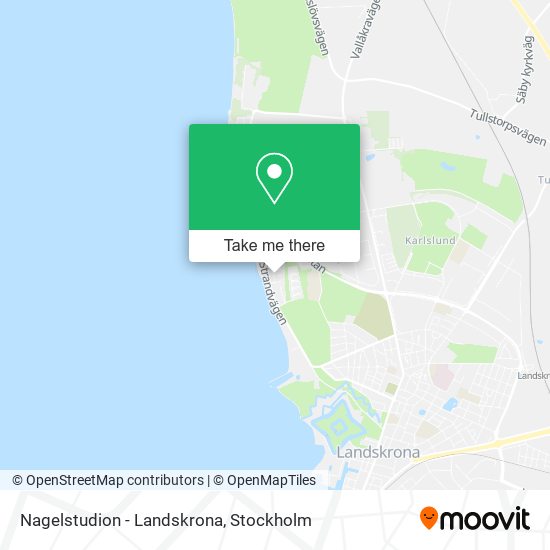 Nagelstudion - Landskrona map